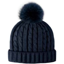 Mitchies Matchings Women's Knit Faux Pom Beanie