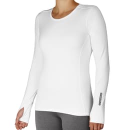 Hot Chillys Women's Waffle Weave Base Layer Top Relaxed Fit Natural HC5040 Lg 