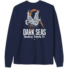 Dark Seas Men's Nite Flyer Stock Long Sleeve T-Shirt
