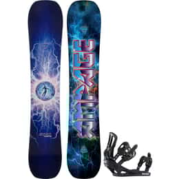 Rossignol Men's Ampage Vol. 2 Snowboard + Rossignol Men's Battle Snowboard Bindings '25