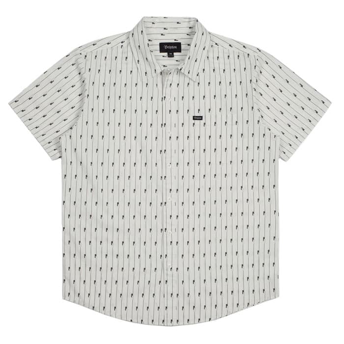 brixton charter print short sleeve shirt