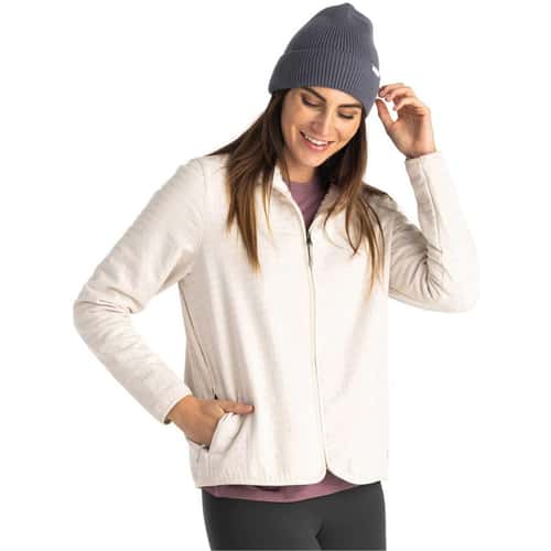 Free Fly Women's Gridback Fleece Jacket alt image view 4