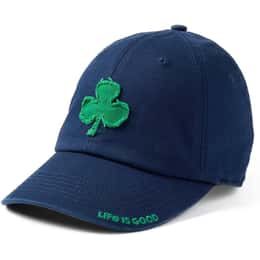 Life Is Good Men's Applique Shamrock Tattered Chill Cap