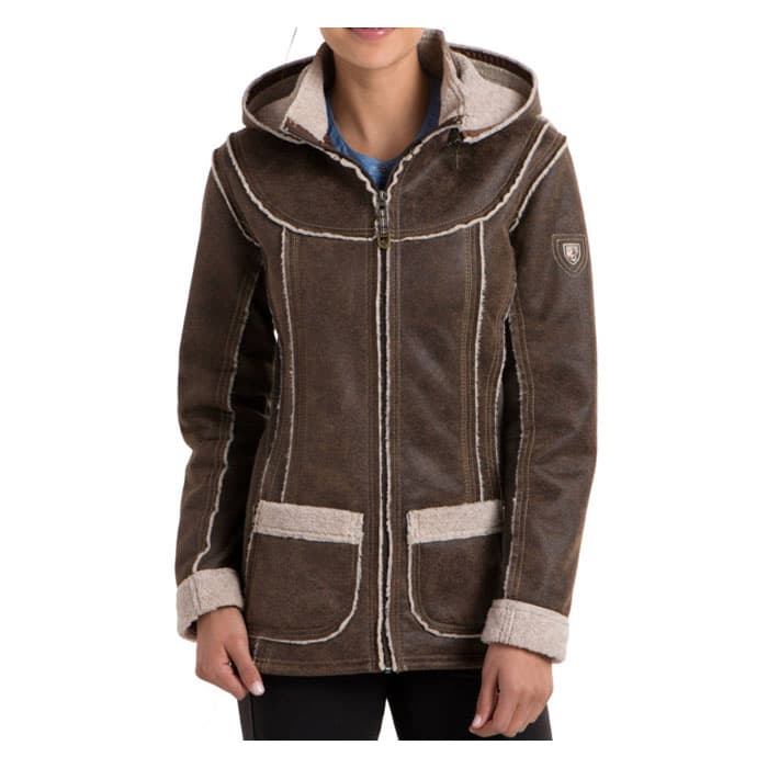 Kuhl Women's Dani Sherpa Jacket, Oak - Sun & Ski Sports