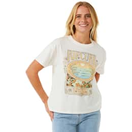 Rip Curl Women's Long Days Relaxed Short Sleeve T Shirt