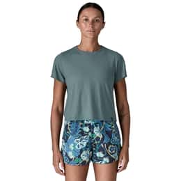 Patagonia Women's Capilene Cool Trail Cropped T Shirt
