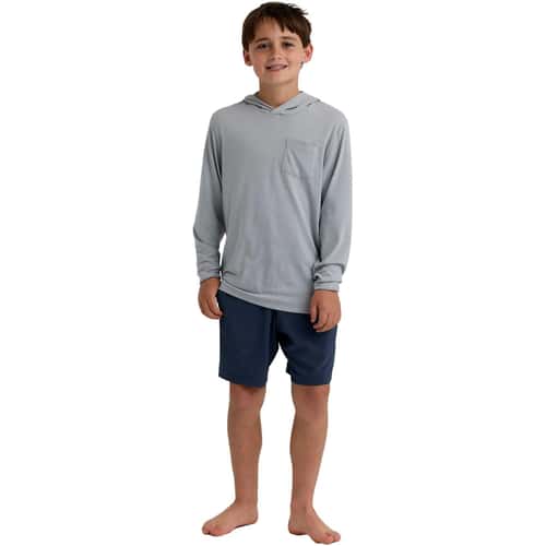 Free Fly Kids' Bamboo Shade Hoodie alt image view 1