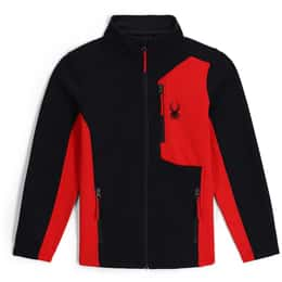 Spyder Boys' Bandit Full Zip Fleece Jacket