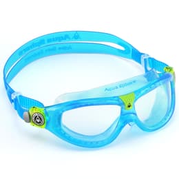 SUN MASK & SNORKEL KIT Blue Yellow Child Learn to Swim Class Kids Goggle 24006 