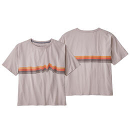 Patagonia Women's Ridge Rise Stripe Organic Easy Cut T Shirt