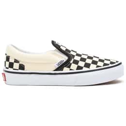 Vans Kids' Checkerboard Classic Slip-On Shoes