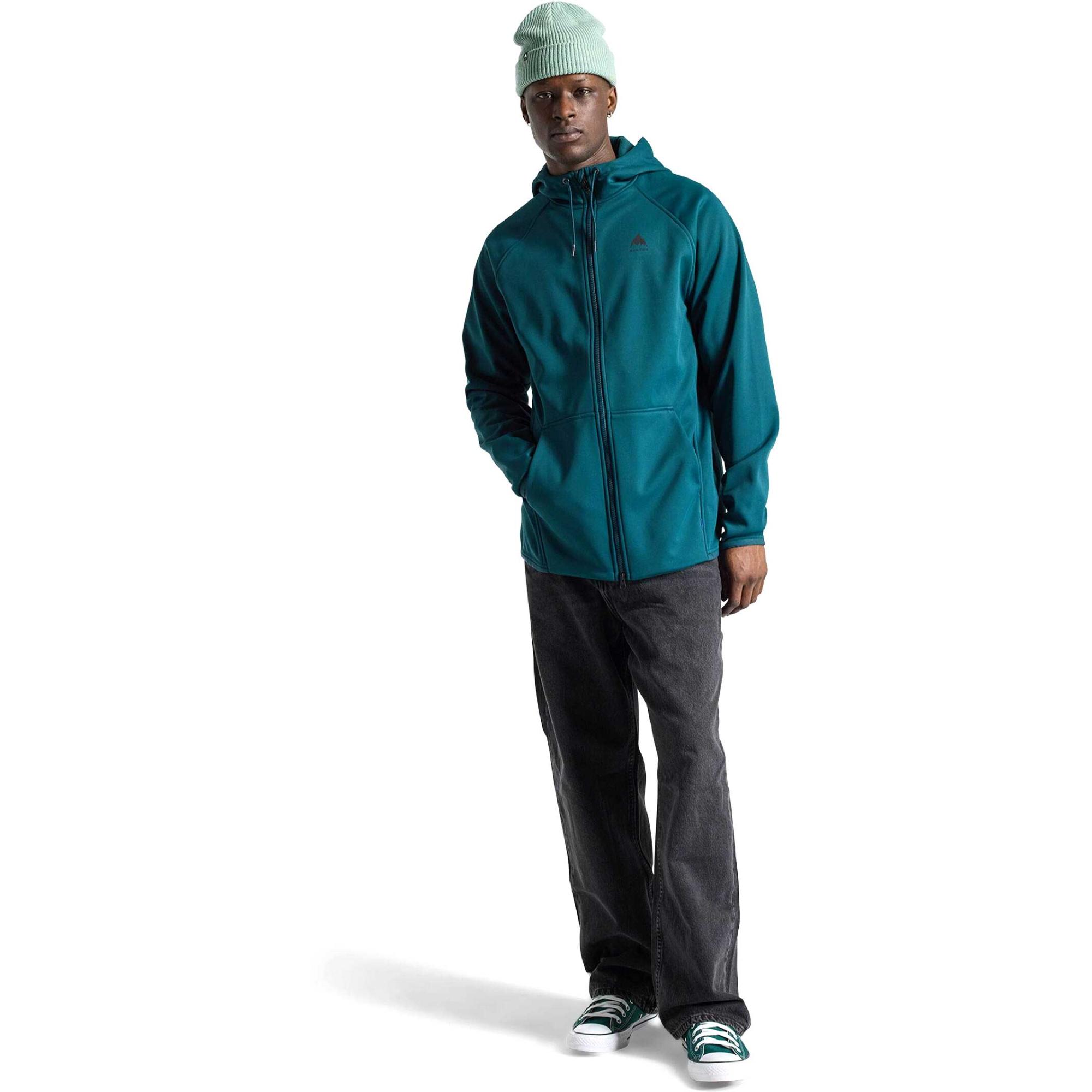 Burton Men's Crown Weatherproof Full-Zip Fleece Hoodie - Sun & Ski