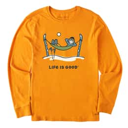 Life Is Good Men's Jake Ski Hammock Long Sleeve Crusher T Shirt