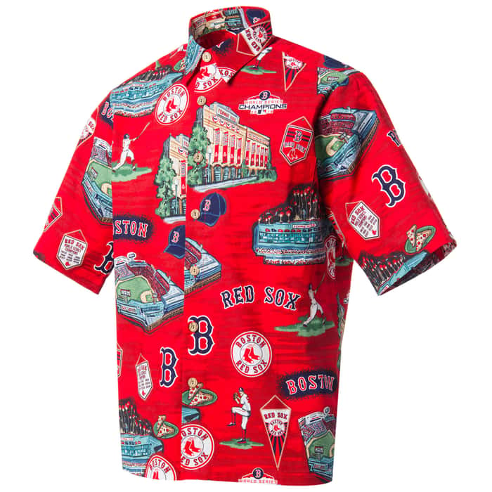 Boston Red Sox Reyn Spooner scenic Button-Down Shirt - Red