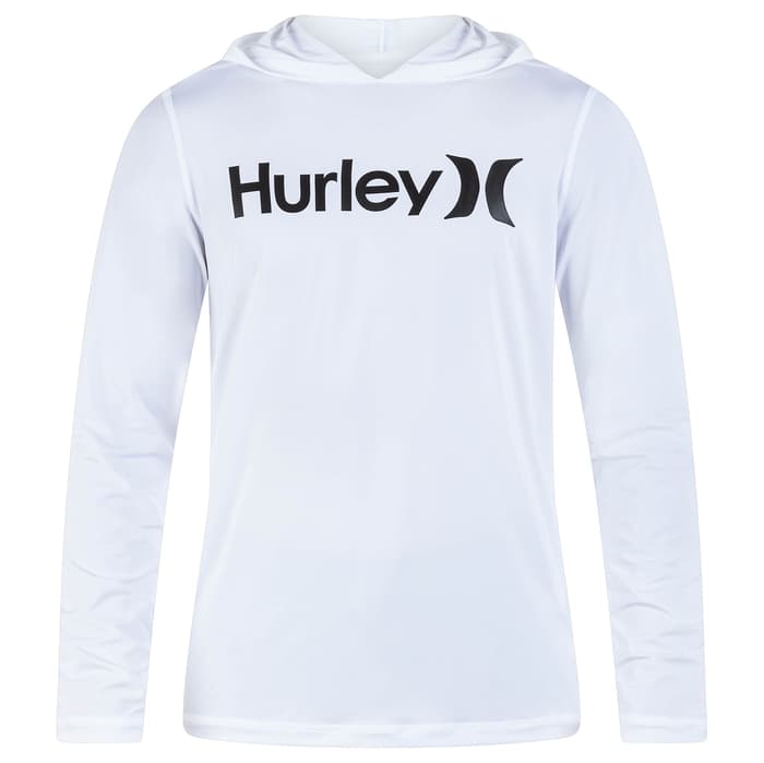 Hurley Men's One and Only Hybrid Long Sleeve Rashguard Sun & Ski Sports