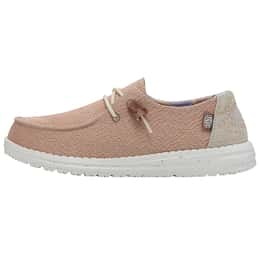 HEYDUDE Women’s Wendy Linen Shoes in Chambray Beige