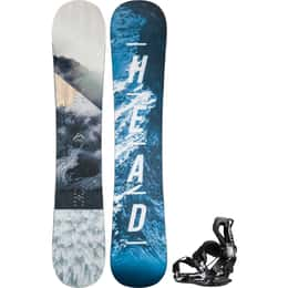 The Head Men's True 2.0 Snowboard + Head Men's RX One Snowboard Bindings '25