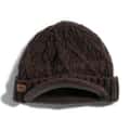 Coal Yukon Cable Knit Wool Brim Beanie alt image view 2