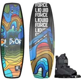 Liquid Force Kids' Fury Wakeboard with Rant Bindings '24