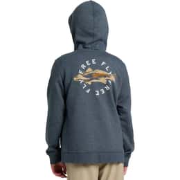 Free Fly Kids' Youth Camo Redfish Fleece Hoodie