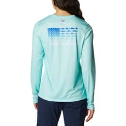 Columbia Women's Tidal Tee™ PFG Fish Flag Long Sleeve T Shirt