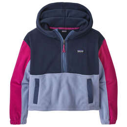 Patagonia Girls' Microdini Cropped Fleece Hoodie Pullover