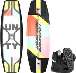 Liquid Force Men's Unity Wakeboard + Classic 6X OT Wakeboard Bindings '24