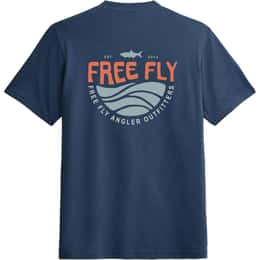 Free Fly Kids' Blue Edge Short Sleeve T-Shirt