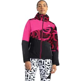 Dare2B Women's Climatise Ski Jacket Pure Pink Red