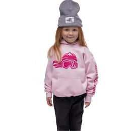 Ski Like A Girl Girls' Pink/Hot Pink Hoodie