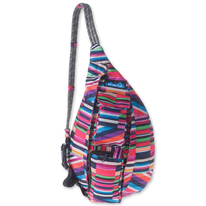 Kavu Women's Mini Rope Sling Jewel Stripe Bag Sun & Ski Sports