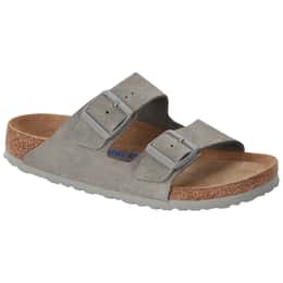 Birkenstock Men's Arizona Soft Footbed Suede Leather Casual Sandals