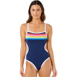 Rip Curl Women's Surf Stripe Cheeky One Piece Swimsuit