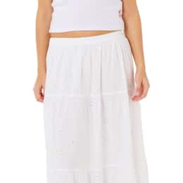 Rip Curl Women's Oasis Broderie Maxi Skirt
