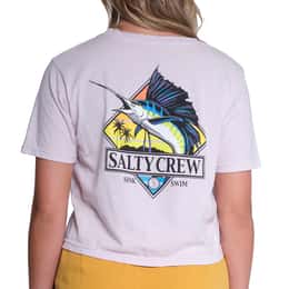 Salty Crew Women's Go Sailin Crop Boyfriend T Shirt