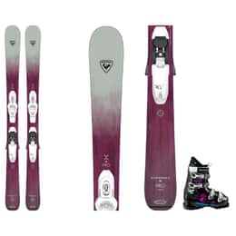 Rossignol Kids' Experience W Pro Skis with Kid X Bindings + Dalbello Kids' Green Gaia 4.0 GripWalk® Ski Boots Package '24