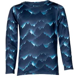 Hot Chillys Kids Micro-Elite Chamois Printed Crewneck
