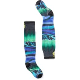 Smartwool Kids' Ski Aurora Flash Print OTC Socks