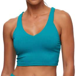 Next by Athena Sailaway Stripe Sports Bra Swim Top & High Waist