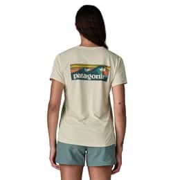 Patagonia Women's Capilene Cool Daily Boardshort Logo T Shirt