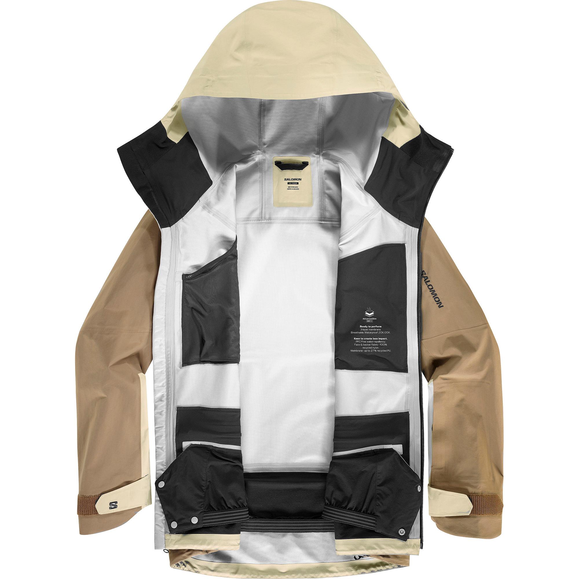 【未使用・タグ付き】 サロモン ABSOLUTE 3L JKT Sサイズ Salomon Men's Absolute 3L Jacket - Sun & Ski Sports