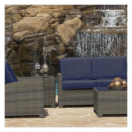 North Cape Cabo Willow Loveseat 4-Piece Deep Seating Set
