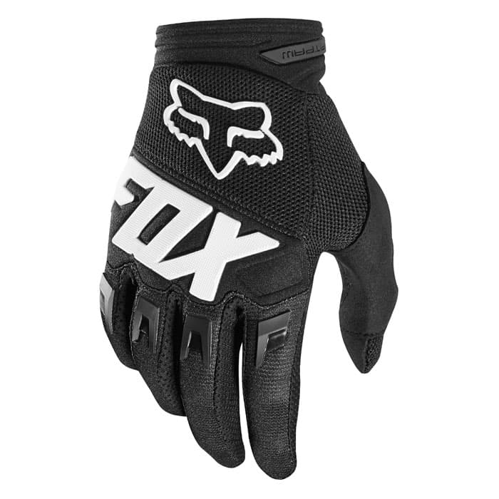 fox mtb gloves blue