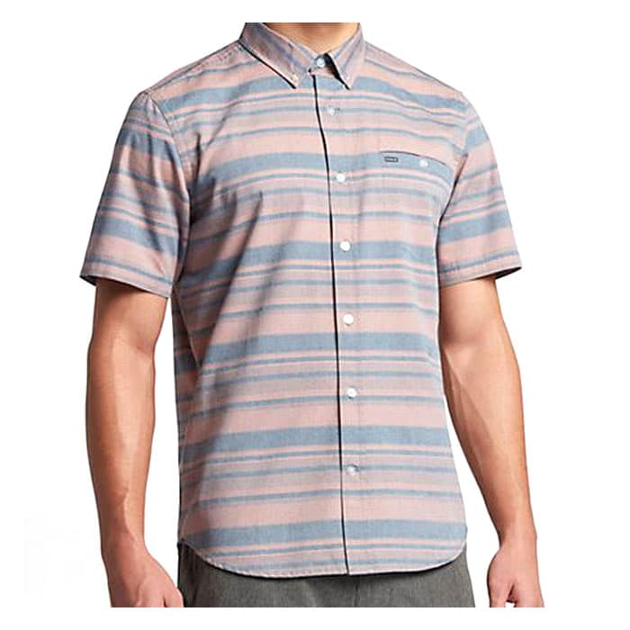 Hurley Men's Froth Short Sleeve Button Up Shirt Sun & Ski Sports