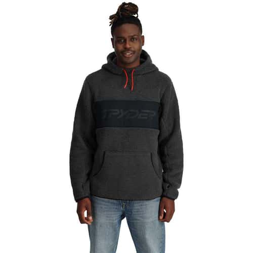 Spyder Men's Vista High Pile Fleece Hoodie alt image view 2