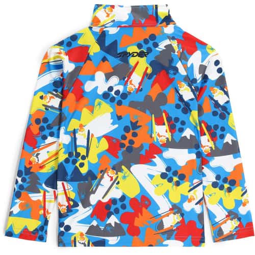 Spyder Little Boys' Glacial Half Zip Turtleneck Baselayer Top alt image view 2