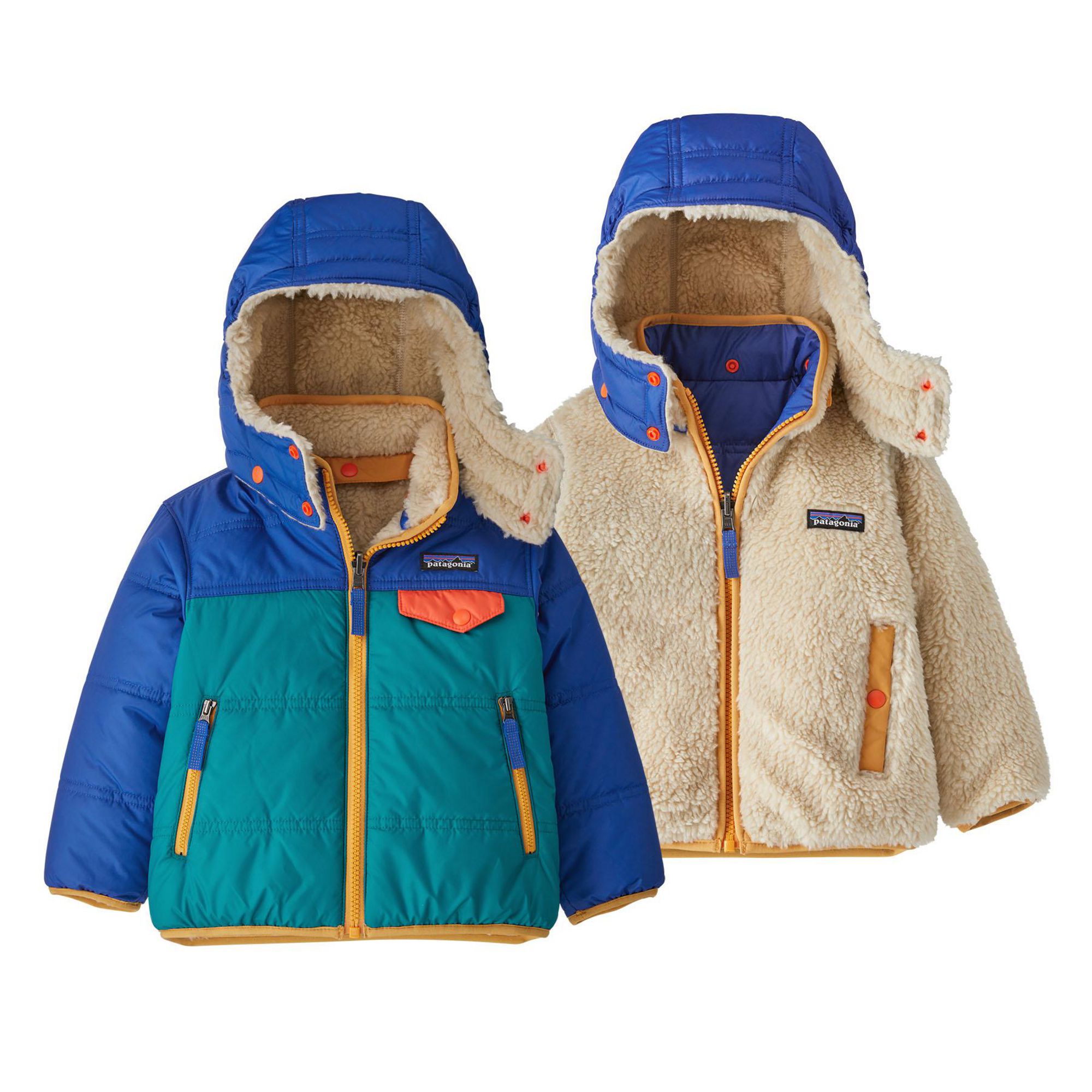 Patagonia Little Boys' Reversible Tribbles Hoodie