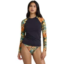 Billabong Women's Des Tropiques Long Sleeve Rash Guard