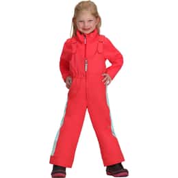 Obermeyer Little Girls' Snoverall Stripe Bib Snow Pants