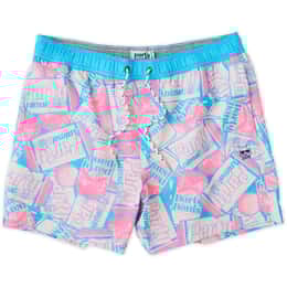 Party Pants Men's 6 Pack Party Starter Lined Swim Trunks